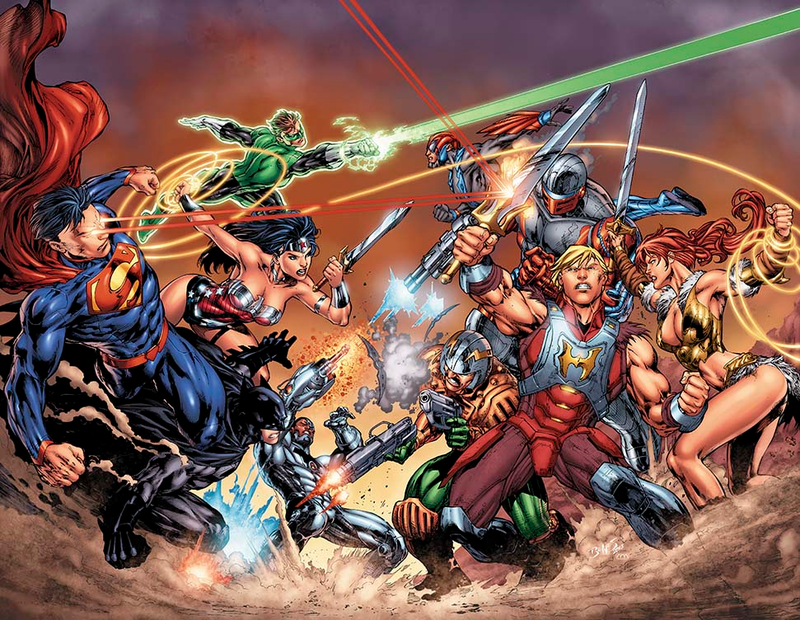 Illustration for article titled It’s Superman vs. He-Man in This New Comics Crossover